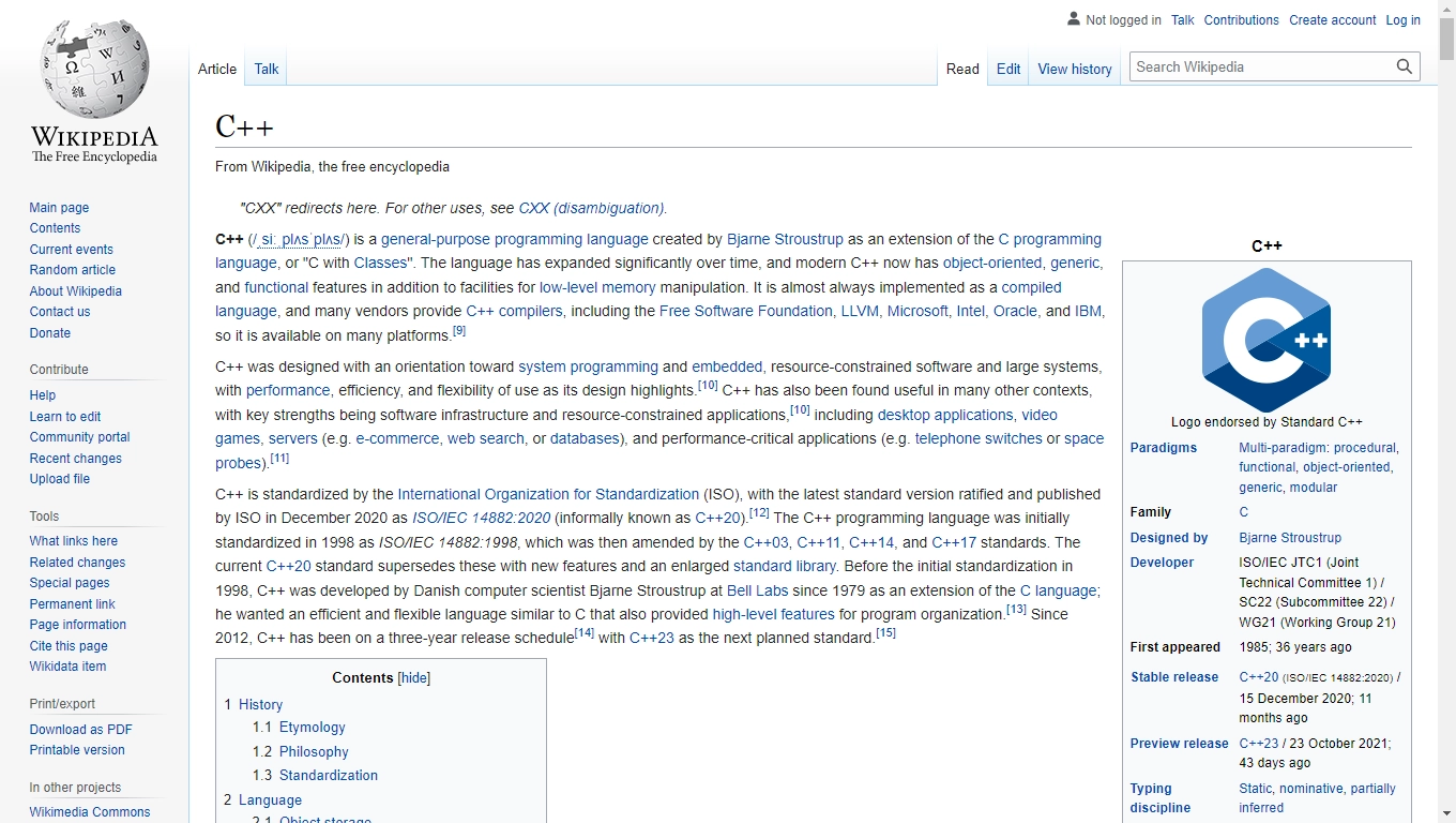 C++ Wikipedia