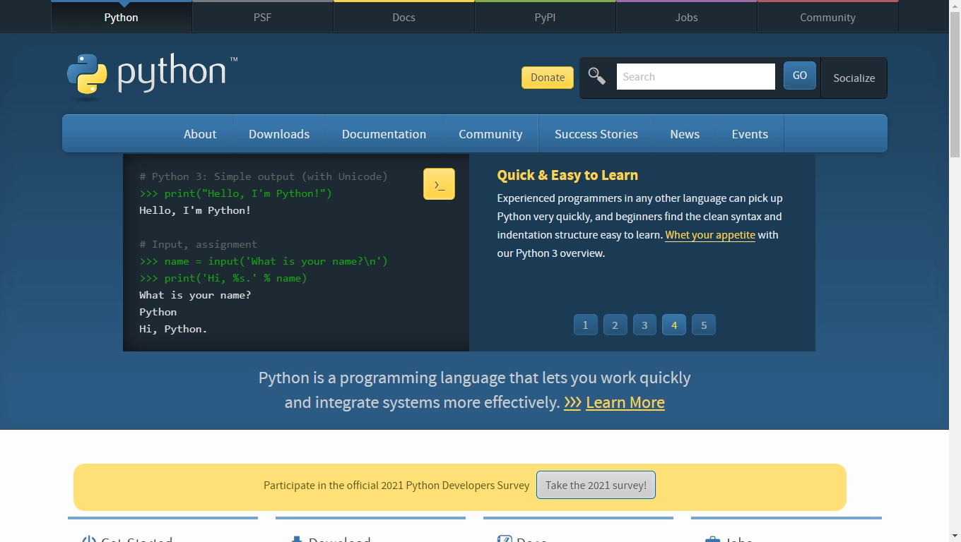 Python Page