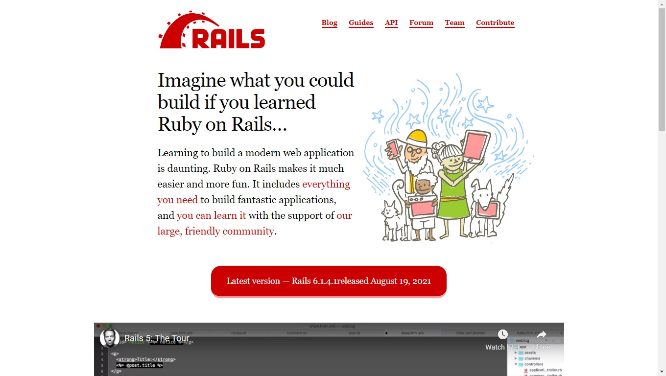 Rails Page